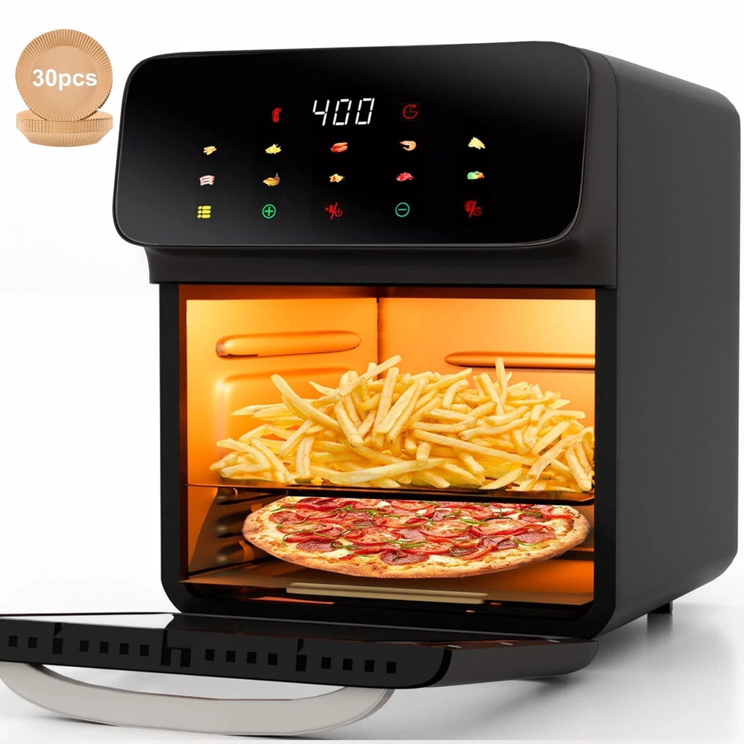 air fryer, touchscreen